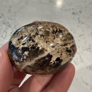 Chocolate Opal Palm Stone